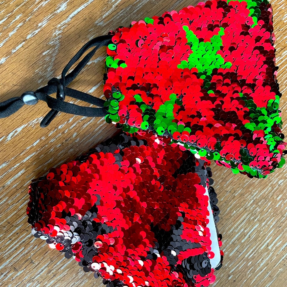 Sequin face mask